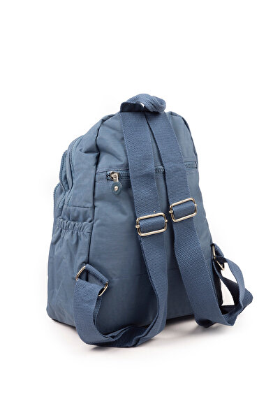 İMAKS Маленька багатомісна сумка з кришкою / Klinkır Водонепроникна тканина Повсякденна жіноча сумка через плече Синя 8318