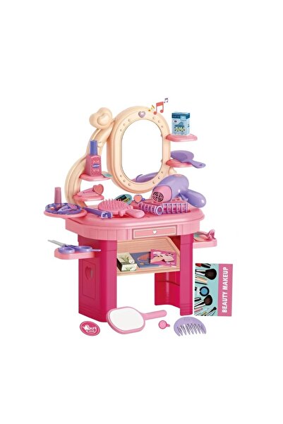 Toybox لعبة تظاهرية للبنات مع طاولة تزيين الأميرة وطاولة مكياج ومكتب مع موسيق...