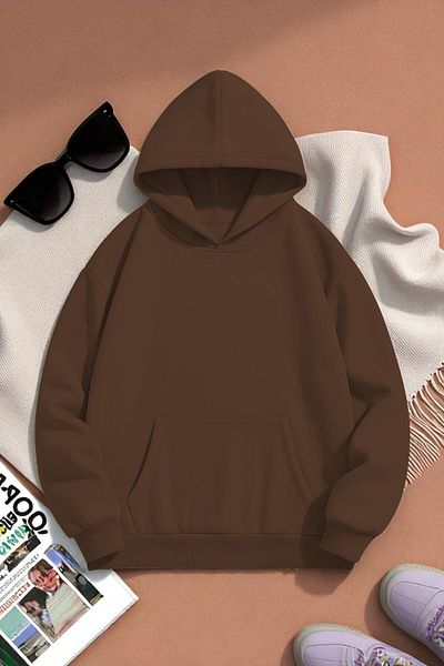 uyguntarz Enjoy Personel Time Printed Oversize Sweatshirt