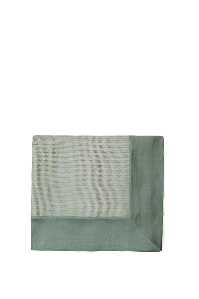 Haan Yeşil Keten Masa Örtüsü