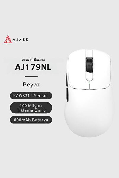 Ajazz Aj179 NL Near-link 3 Modlu 1000hz 26.000 Dpı 800 Mah Batarya Paw 3395 - Yeni Nesil Bağlantı Modu
