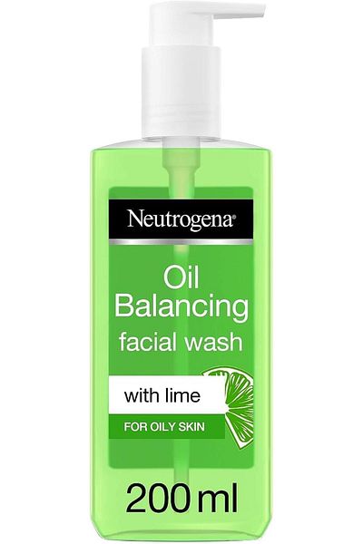 Neutrogena Face Wash for Oily Skin - Lemon and Aloe Vera, 200ml