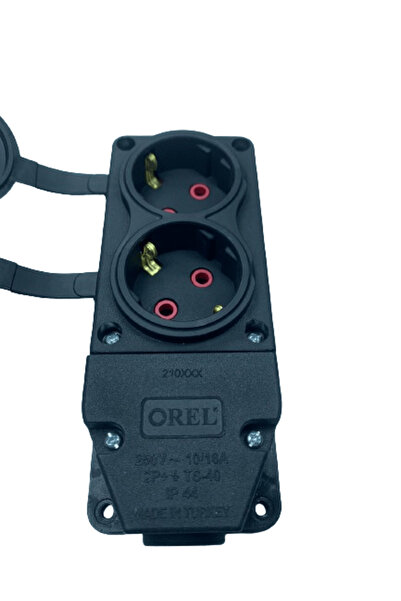 Orel 5 قطع 1x16 2 مقبس مطاطي 220 فولت