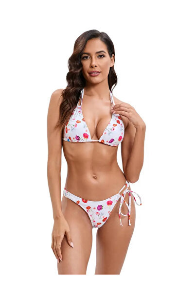 YASERS Women's Floral Patterned Bikini Set