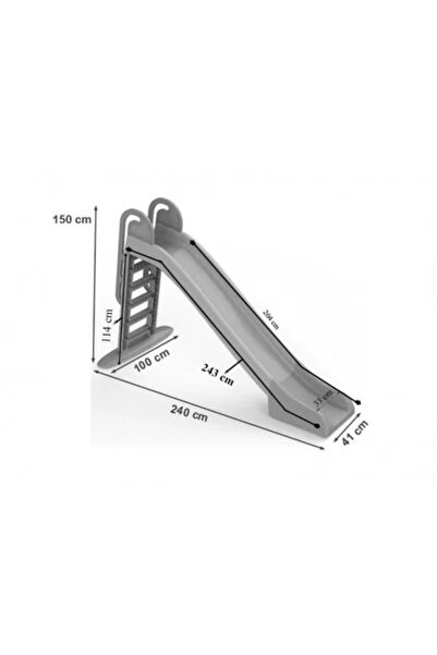 JollyMag Tobogan MyKids 243 cm 014550/09 RUŽOVÁ/FIALOVÁ