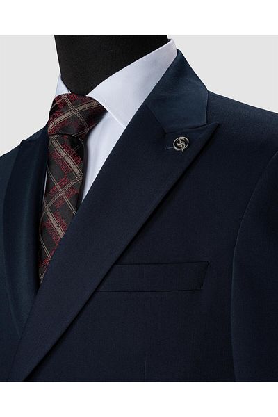 Suit Sartoria Ssa.2774 Metal Button Double Breasted Suit
