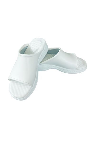 DR SABO Papuci de damă din piele ortopedică negri - lucrați manual, eleganti și confortabili, potriviti pentru utilizarea în patru anotimpuri