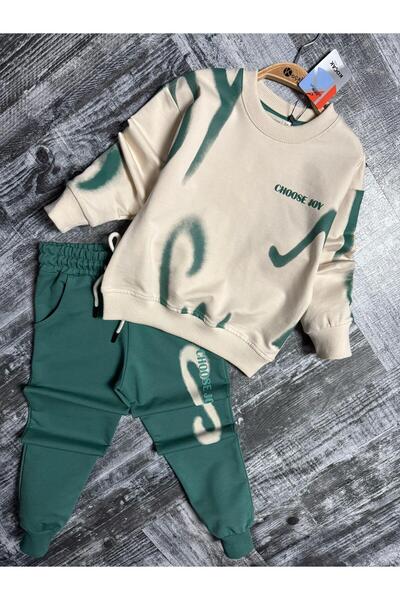 RAPAPA Choose Joy Kids Sweatshirt and Sweatpants Set 1314 Y