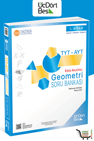 Arı Yayıncılık Üç Dört Beş 345 Tyt Ayt Geometri Soru Bankası 2026