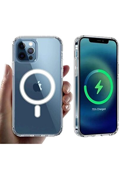 SUKILO جراب شفاف مغناطيسي للشحن اللاسلكي لجهاز iPhone 14، متوافق مع MagSafe، ...