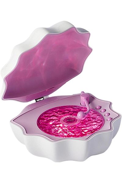 SUKILO Shell Speaker Waterproof Shower Speaker with Ambient Mood Lamp, Wave Music Player, Adjustable