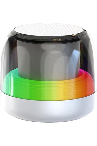 SUKILO Portable Bluetooth Speaker – Wireless Mini Speaker with RGB LED Light, HD Sound, TWS Pairin