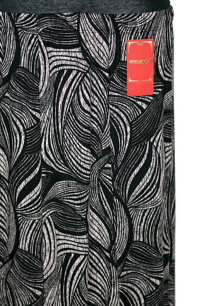 HESNA Women's Betül 8 Piece Elastic Unlined Black Skirt Pattern 48