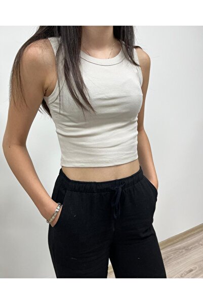 VAZIRADK قميص قطني مضلع قصير