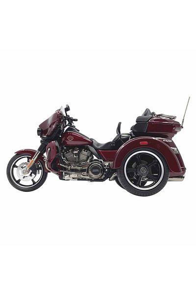 Maisto Harley Davidson هارلي - ديفيدسون 2021 DVO تري جلايد كلاريت ريد 1/12