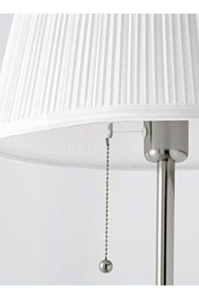 CME Silver/White Floor Lamp