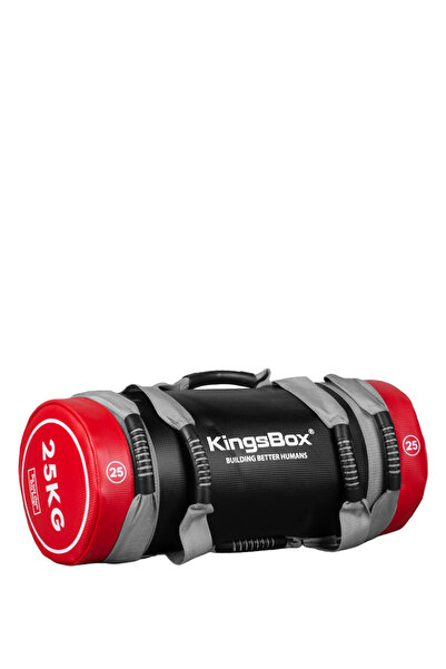 KINGSBOX Kırmızı Deri Kum Ağırlık Torbası 25 kg