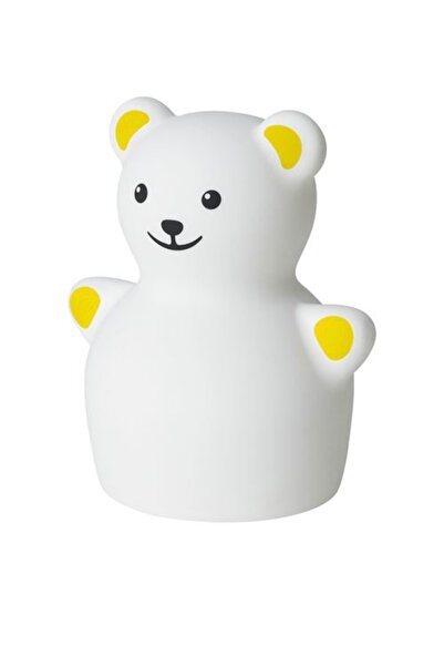 IKEA Tövader çocuk masa lambası Ledli, beyaz, silikon