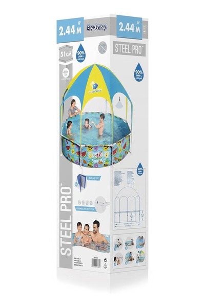 BESTWAY Mini Above Ground Pool 2.44meters