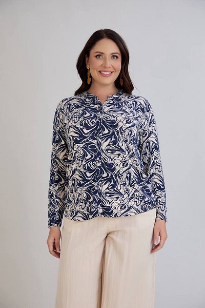 wearon tekstil Women Viscos Fabric Mother Large Size Shirt Combed
