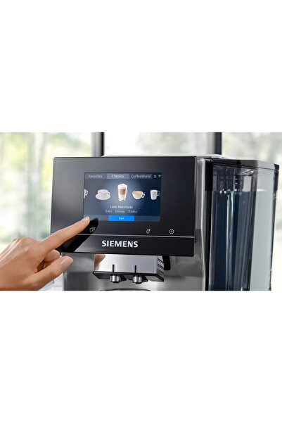 Siemens TQ713R03 EQ700 İntegral Paslanmaz Çelik Çıkarılabilir Su Tankı Tam Otomatik Kahve Makinesi