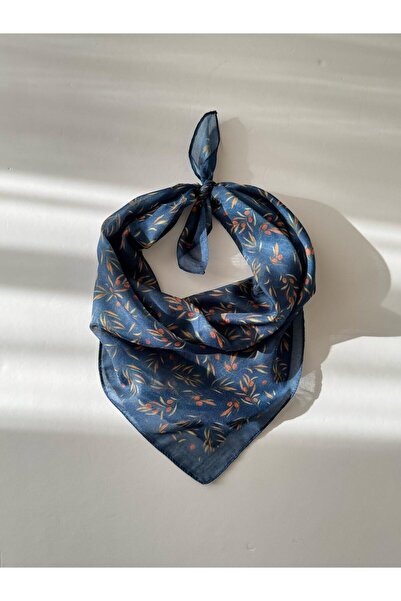 MOORİ Pamuklu Bandana Zeytin Desenli Bandana