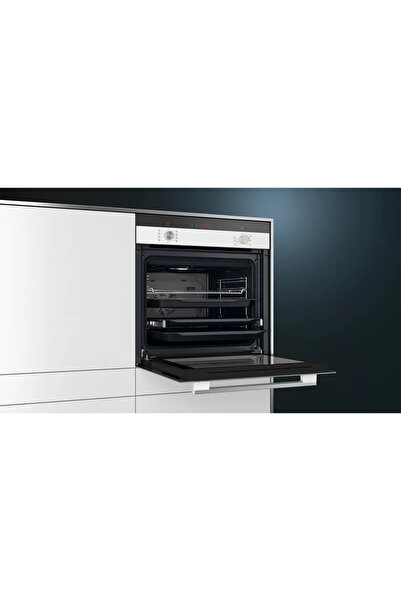 Siemens iQ300 HI133FEW0T Beyaz Buhar Destekli Ankastre Fırın