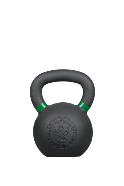 KINGSBOX Döküm Demir Siyah Supreme Kettlebell 24 kg