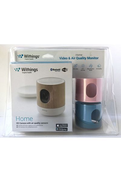Withings مجموعة هوم بيبي - جهاز مراقبة فيديو لاسلكي للأطفال (طراز: WBP02-BB)
