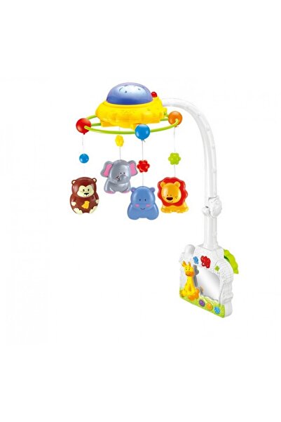 OEM Carusel muzical cu proiector si telecomanda Wild Friends