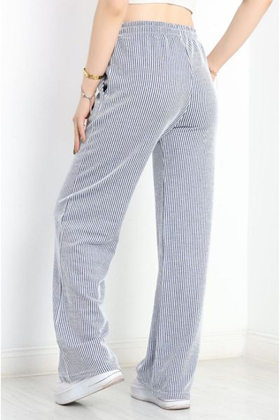 Kezban Tekstil Pantaloni elastici Waterway STRIPED CU BULĂ