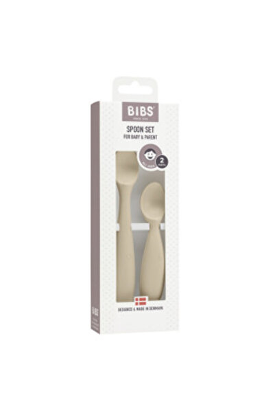 Bibs Set 2 lingurite pentru copii, Bibs, Spoon Set, Vanilla
