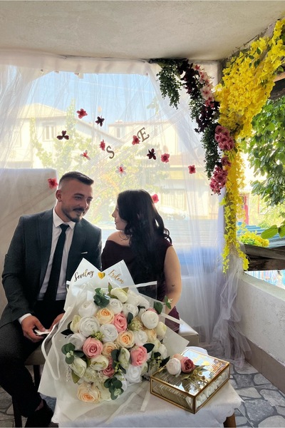 cloudhome Kız isteme Çiçeği büyük şakayık ve Çikokatası