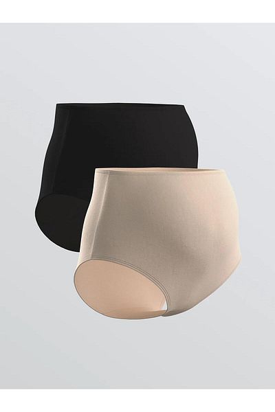 LC Waikiki LCW DREAM Chiloți clasici de maternitate simpli, pachet de 2 (W5)