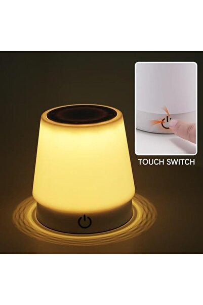 SUKILO 2-Piece Height Adjustable LED Desk Lamps – Dimmable, USB Rechargeable, Wireless Touch Table