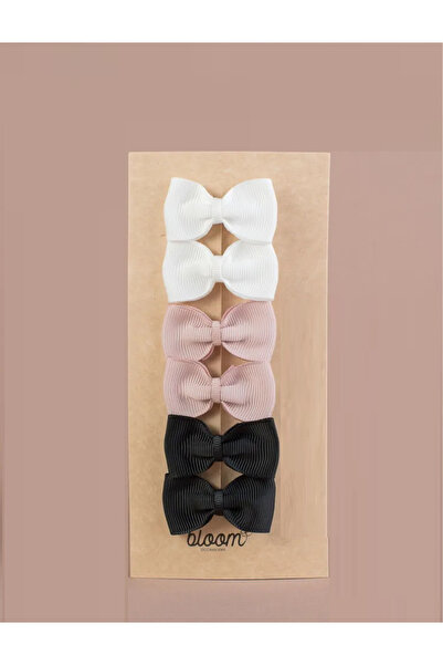 Atılgan Grp 6 Adet Mini Boy Bebek Ve Çocuk Klipsli Küçük Saç Fiyonkları, Fiyo...