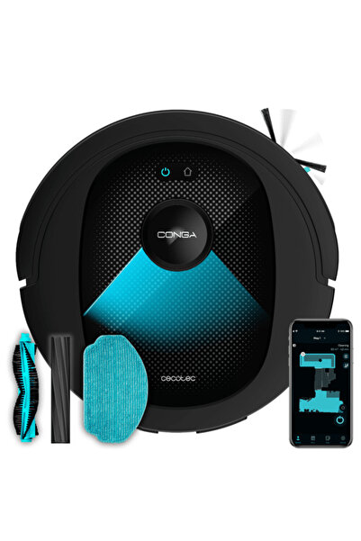 CECOTEC Robot de aspirare Conga 8490 Ultimate Ultra, 4 in 1, 7000 Pa, Laser, ...