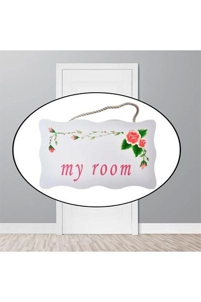 RBY Decotown My Room My Room Decorative Flower Patterned Door Hanger