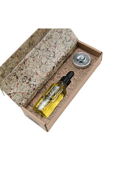 Captain Fawcett Beard care set Captain Fawcett Private Stock Oil & Wax Gift Set