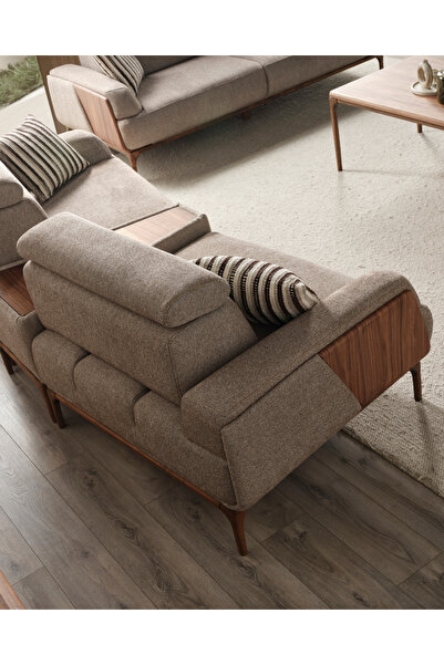 Welusse Home & Living Otto (Puflu) Koltuk Takımı & Oturma Grubu - (3+3+1+1)