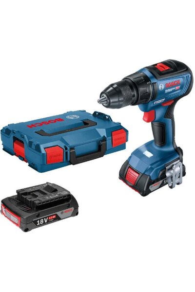 Bosch Cordless drill/driver GSR 18V-50, 18V + 2 x GBA 18V 2.0 batteries