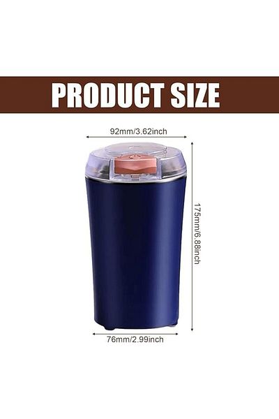 SUKILO Electric Coffee Grinder & Spice Mill, 240W Powerful Motor, Stainless Steel Blade, 100g Capaci