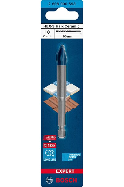 Bosch Burghiu Hex-9 Hard Ceramic, 10x90mm, Expert