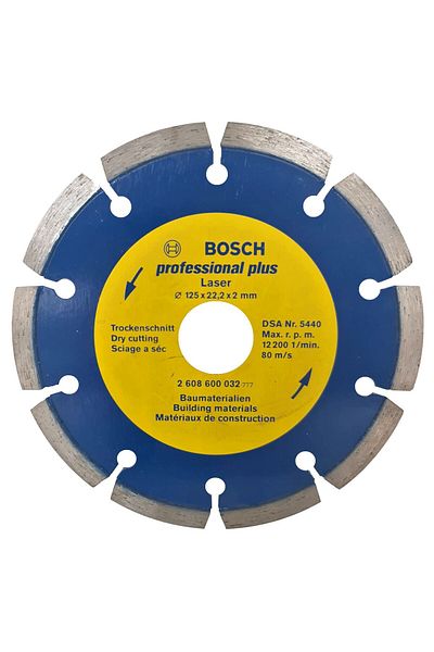 Bosch Disc diamantat pentru materiale constructii 125x22,23x2x7mm