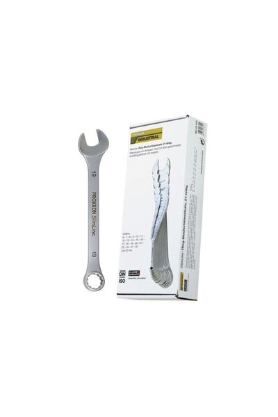 Proxxon Set of 21 Slim - Line combination wrenches, 23822