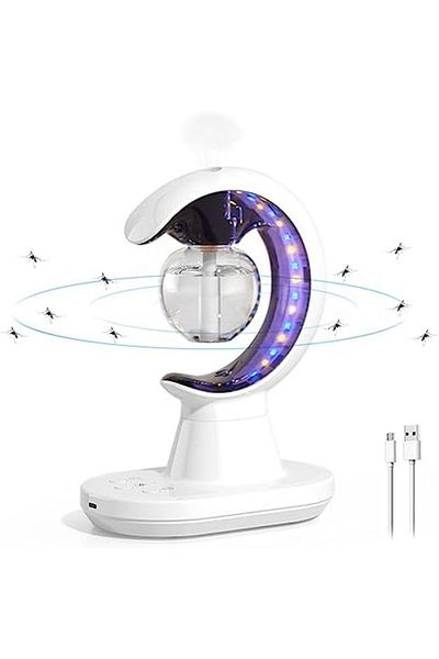SUKILO Mosquito Repeller Lamp 3-in-1 Electric Mosquito Killer, Humidifier & Night Light with USB Rec