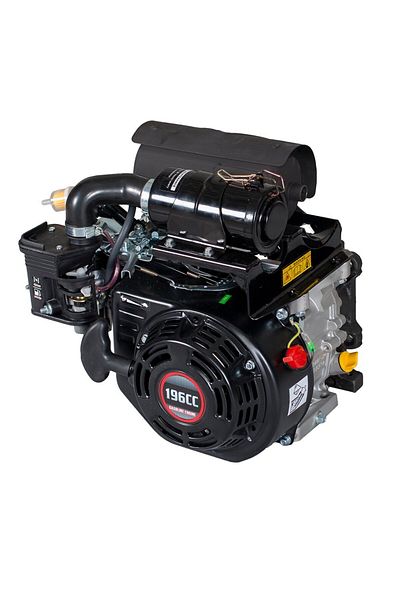 Loncin LC168F-2H - Motor benzina 6.5CP, 196cc, 1C 4T OHV, ax pana, ambreiaj, flansa