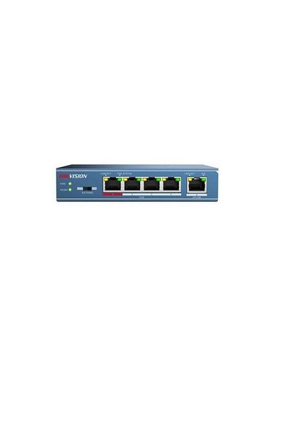 Hikvision Switch DS-3E0105P-E(B), 4-port, PoE
