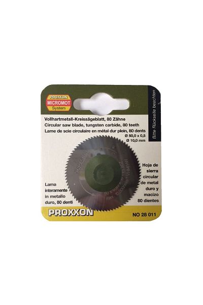 Proxxon Carbide cutting disc, 50mm, 80 teeth, 28011