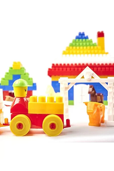 OEM Set 292 pieces, plastic construction blocks for children, Farm